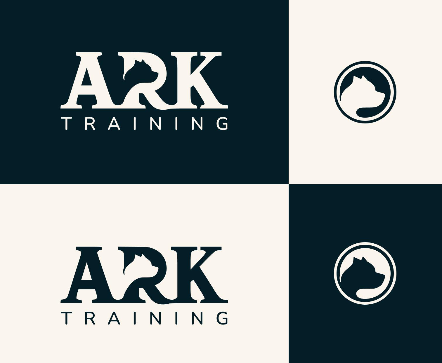 Professional dog training logo symbolizing trust and expertise. This sleek, modern design features a stylized dog silhouette, perfect for dog trainers looking to establish a credible brand presence online.
