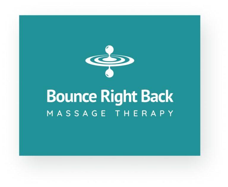 Dream Engine Logo Design for Massage Therapy - Bounce Right Back Massage