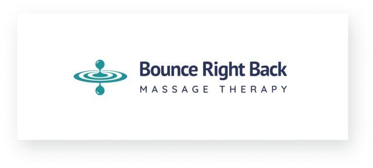 Dream Engine Logo Design for Massage Therapy - Bounce Right Back Massage