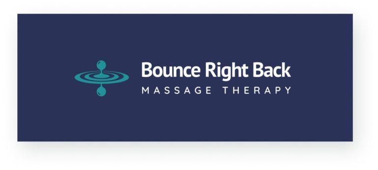 Dream Engine Logo Design for Massage Therapy - Bounce Right Back Massage