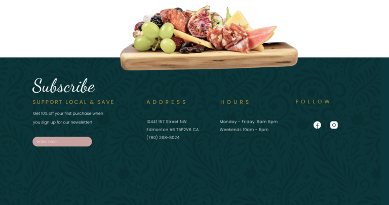 Dream Engine Branding and Website Design - Art of Charcuterie