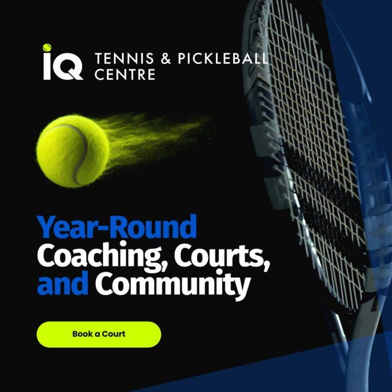IQ Tennis and Pickleball Club Website Design