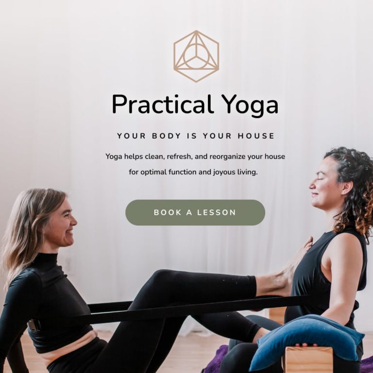 Dream Engine Logo, Branding and Website Design for Yoga Studio - Practical Yoga