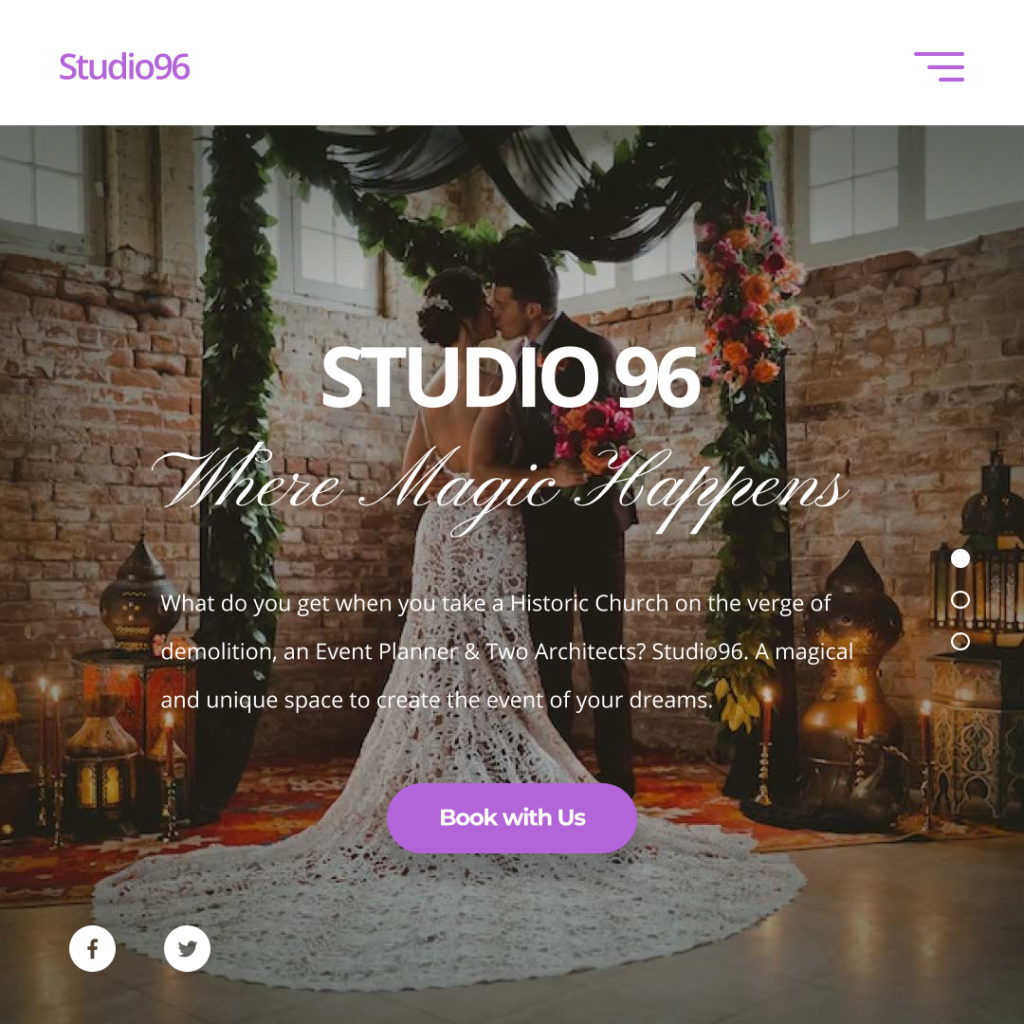 Studio 96 Website and Branding - Dream Engine